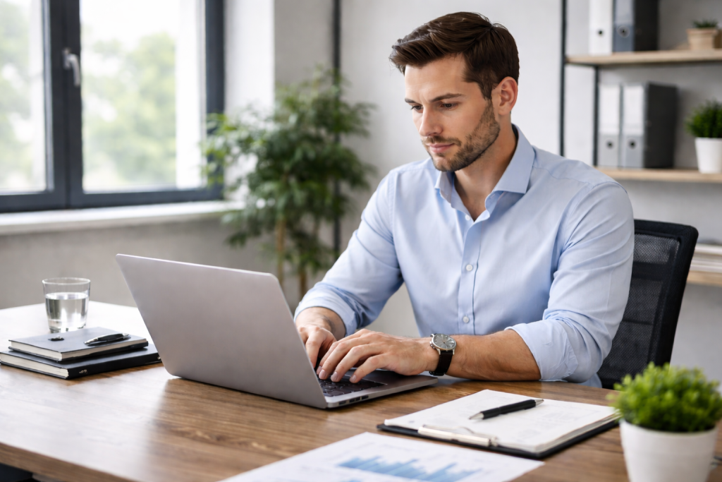 мужчина на работе мужчина на работе