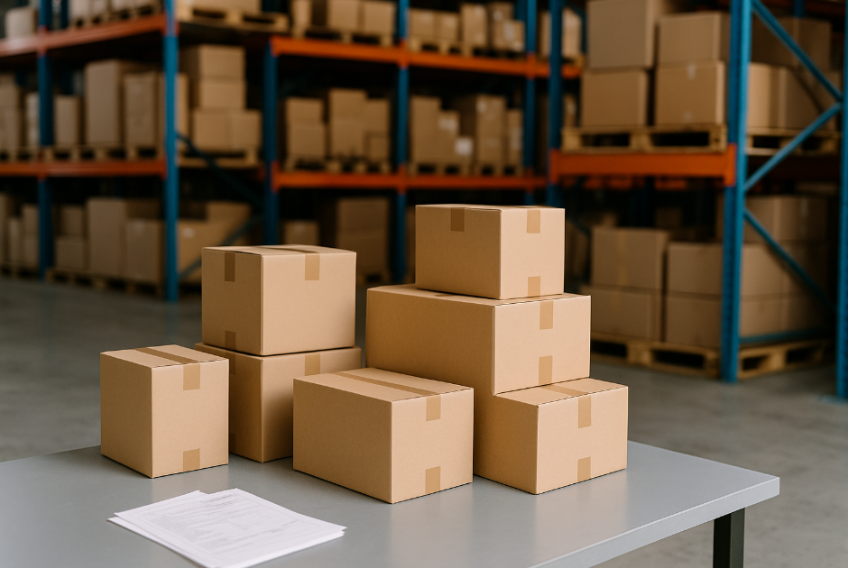 упакованные товары 